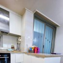 지실 | 싱크대필름후기 청라힐스테이트아파트 떨어지지 않는 크림화이트 S245 인테리어 시공