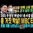 윤석열 탄핵 사유떴다, 발목잡은 안철수 발언 재조명 (MBC 해냈다, 윤측 거짓말 타임라인으로 확인 완료, SBS 주영진도 합류 반격. 이미지