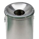 건물 앞 | 스텐 홉바형 대형 휴지통 145L 실외 설치 후기 : 건물 앞 깔끔해짐 대용량이라 편해요