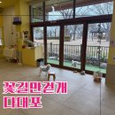 꽃길만걷개 이미지