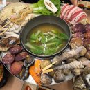 강남해물칼국수 | [바담칼국수] 석화 무료 + 꽃쟁반해물샤브칼국수 후기