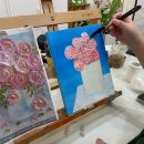세상을두드리는미술관독산역미술교습소 | [오류동 원데이클래스] 초보도 가능한 성인취미미술 후기(백드롭 페인팅)