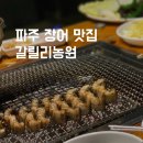 파주 장어 맛집 갈릴리농원 내돈내산 추천 후기