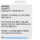 [🔷케이뱅크 소비자패널 케리포터 3기🔷] 1,2차 합격(면접 없이 합격)