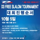 D3 Korea Free Slalom Tournament 2014 최종 대회 진행 순서및 참가자 명단 입니다. 이미지