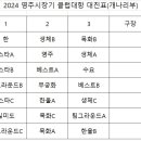 2024 시장기 직장단체 및 클럽대항 대진표 이미지