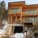 통나무집 이미지