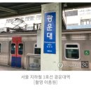 서울 전철 1호선 광운대역∼회기역 양방향 운행 중단 이미지