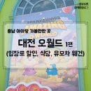 대전 오월드 아기랑 1탄- 입장료 할인방법, 주차장, 식당, 준비물, 꿀팁 총정리(유모차 웨건 대여)