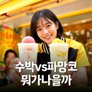 메가엠지씨커피은평불광초점 | 메가커피 여름 신메뉴, 수박소르베 밀키 스무디 vs 파망코 스무디 솔직 후기