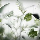 여름식물 인테리어 이미지