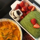 마곡나루역 2번출구 옆 | 마곡나루역빙수 카페 소복소복 : 생딸기 녹차 빙수, 로제떡볶이 후기