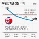 북한 합계출산율 추이 이미지