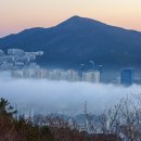 아침 안개 낀 부산 - 황령산에서 이미지