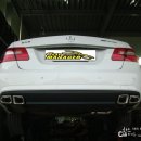 코져레이싱 | 벤츠 E클래스 AMG 듀얼 머플러팁 광주 배기 튜닝샵