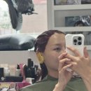 트와이스 나연 머리 신촌 미용실 이안헤어 봄웜톤 염색 후기