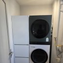 천안 힐스테이트 두정역, 세탁실수납장, 베란다수납장, 보조주방맞춤제작, 타워형세탁건조기수납 제작설치 이미지