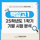 백암고등학교 | [백암고 국어학원] 2025학년도 강원희국어학원 백암고1 1학기 기말고사 내신 분석