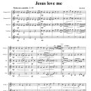 [악보] [금관5중주 -] Jesus love me (예수 사랑 하심은) 이미지