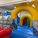 유니 어린이집 실내놀이터 | 어린이집 실내 미니 놀이동산 만들기 🎡 에어바운스 대여 + 바이킹+범퍼카 실내 놀이터 대여 후기!!