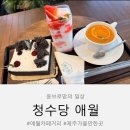 애월카페거리 청수당 애월 내돈내산 후기, 제주 감성 카페 추천