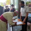 교구장님 기공식 미사 와 축복식 이미지