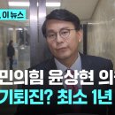 윤상현 &#34;대통령 조기 퇴진? 최소 1년 필요&#34; 이미지