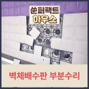 진관유도체육관 역촌도장 | 벽체배수판 부분 교체 수리 지하주차장 벽 파손사고