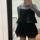 세일가스 | 릴리코츠 아카이브 세일 시즌오프|Mobil Bustier...Knit/Half knit/Stripe Belted Shorts 착샷 및 후기