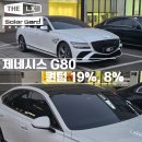 ○중앙로상 전면 | 제네시스 G80 퀀텀 전면 19%, 측. 후면 8%