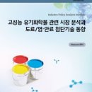 고성능 유기화학물 관련 시장 분석과 도료/염·안료 첨단기술 동향 이미지