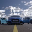 다이노 측정 : Audi TT RS vs BMW M2 vs Porsche 718 Cayman S 이미지