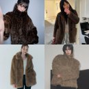 P-5404 | 브라운 퍼자켓 위시리스트 미쏘 로라로라 제이엘브 에트몽 러프넥 레더리