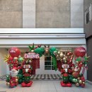 보나유치원 | 크리스마스 풍선장식 설치 후기｜입구 분위기 이렇게 달라져요!