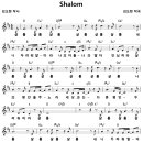 [CCM악보] Shalom / 샬롬 [김도현, 김도현 3집, D키] 이미지