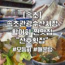 강원수산횟집 | [강원 속초] 속초관광수산시장 맛집 시장 인심가득 &#34;산호횟집&#34; 모듬회 小, 매운탕 솔직후기(매장/주차...