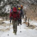 두 여자의 지리산 백무동코스 눈꽃산행, 장터목 대피소