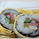 계란말이 김밥의 예술 - 청해김밥 이미지