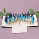 2296 | 종이입체팝업카드 성탄숲&amp;엘크