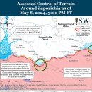 러시아 공세 캠페인 평가, 2024년 5월 8일(우크라이나 전황 이미지