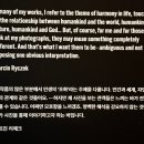 관찰과 기다림의 미학 &lt;조화 : 마르친 리체크 사진전&gt; 후기 / KF갤러리