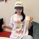 Wacky WiLLy 와키월리 그래픽 반팔티셔츠 배색 캡모자 여름 커플 코디템 추천