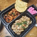 기영이숯불치킨 맛추천 l 신메뉴 막창누들, 빨간양념 소금통마늘 반반 내돈내산