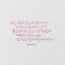 펜 캘리그라피 이미지