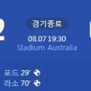 [2023 FIFA Women&#39;s WorldCup 16강전] 호주 vs 덴마크 골장면.gif 이미지