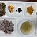 2022.07.27-잡곡밥,콩나물국,버섯쇠불고기,오이무침,간장콩조림,배추김치 이미지