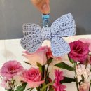 뜨개질 | 일상에 특별함 핸드메이드 뜨개질 리본 키링 블루 후기