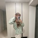 여성의류쇼핑몰에서 말차라떼 블라우스 주문한 후기