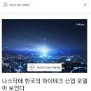 (TECHY DAILY NEWS) 나스닥에 한국의 하이테크 사업 모델이 보인다. 이미지