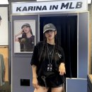 성수핫플 MLB 플래그십에서 에스파 카리나 볼캡쓰고 네컷사진찍기